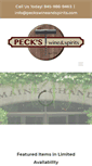 Mobile Screenshot of peckswineandspirits.com